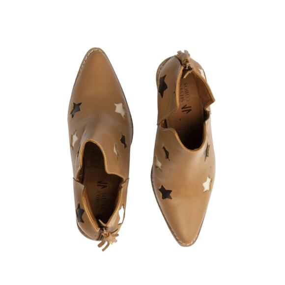 NIB! Silvia Cobos Shoot For The Moon Leather Booties - Size 6.5 - Picture 2 of 10
